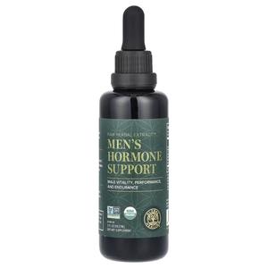 Сырой травяной экстракт, поддержка мужских гормонов, 2 жидких унции (59,2 мл) Global Healing