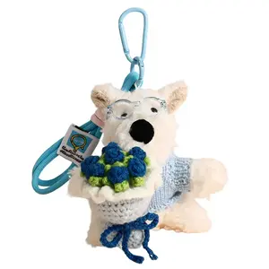 Плюшевый кулон щенок вест хайленд уайт терьер высота 13см Whoops, синий