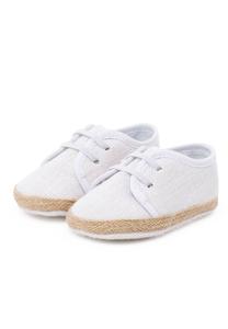 Кроссовки ZAPATOS BEBÉ LINO Y YUTE CORDÓN ELÁSTICO Pisamonas, белый