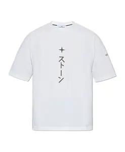 Футболка с принтом Stone Island, белый