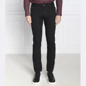 Джинсы узкого кроя Boss x Looney Tunes Delaware с добавлением кашемира Boss, черный