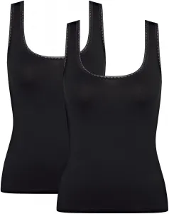 Майка sloggi "GO Tank Top C2P" (2 шт. в упаковке), детали из нежного кружева, черный