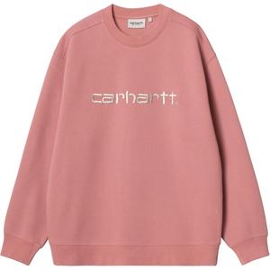 Свитшот с вышитым логотипом Carhartt WIP, розовый