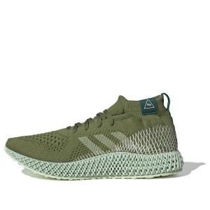 Кроссовки x pharrell 4d runner Adidas, зеленый