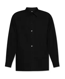 Хлопковая рубашка Mm6 Maison Margiela, черный