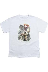 Футболка с коротким рукавом для детей "Aquaman: Король Атлантиды" Gildan, белый