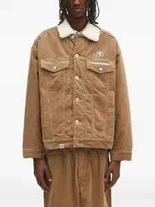 Вельветовая куртка AAPE BY *A BATHING APE, коричневый