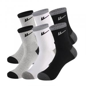 Унисекс носки до середины икры WARRIOR, 5 пар (Белый 5)