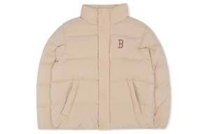 Пуховик унисекс MLB, Бежевый