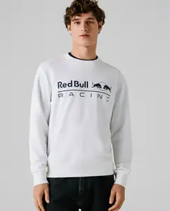 Мужская толстовка с круглым вырезом и печатным логотипом Pepe Jeans, белый