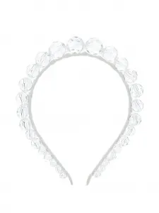 Украшение для волос с бусинами Monnalisa, белый