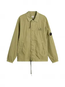 Рубашка-куртка с вышитым логотипом C.P. Company, зеленый