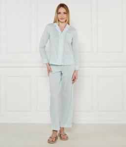Пижама Regular fit Lauren Ralph Lauren, голубой