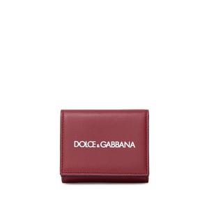 Красный кошелек из телячьей кожи Dolce & Gabbana