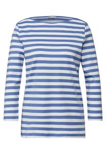 STREET ONE Лонгслив в синем цвете