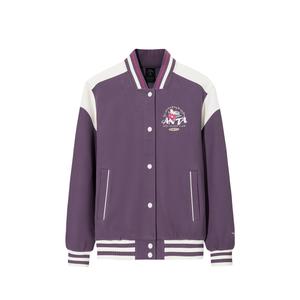 ANTA Куртка Women's Deep Plum Purple Warm Jade White