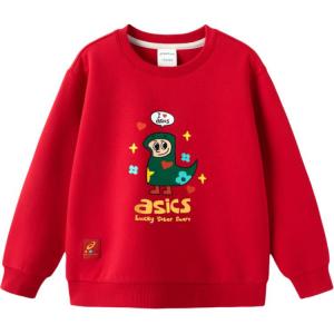 ASICS Свитшот YISHUJIA LIANMINGKUAN Urban Light Trend Red для подростков