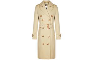 Burberry Женское тренч пальто цвета хаки