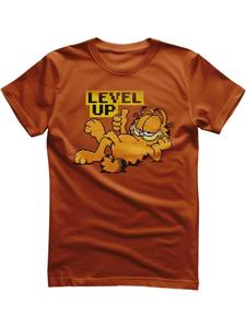 Футболка Garfield Level Up T-Shirt оранжевого цвета Garfield