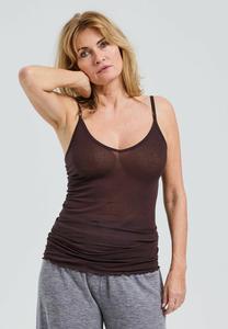 Топ Seamless Basic SPAGHETTI, Java/Brown