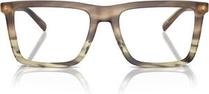 Michael Kors мужские очки для зрения Mk4124u Sorengo, универсальная посадка, прямоугольная форма, Olive Block Tortoise/Demo Lens