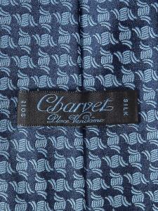 Галстук из шелкового жаккарда шириной 8,5 см CHARVET, синий