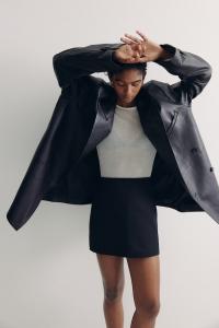 Мини-Юбка H&M, черный