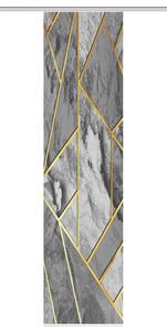 Панельная штора полупрозрачная 60/245 см, серый