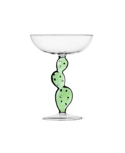 Чаша для шампанского Desert Plants Cactus, 10,1 унции Ichendorf, зеленый