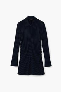 Женское полосатое облегающее платье Desigual, Navy blue