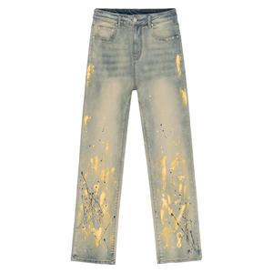 Джинсы Unisex Yellow Mud XINYINSU
