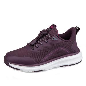 RONGSHI Легкие противоскользящие повседневные туфли с амортизацией и устойчивостью к истиранию для пожилых людей Унисекс Сиреневый Женский