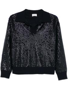 PAROSH свитер с пайетками P.A.R.O.S.H., синий