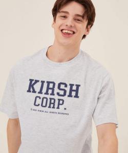 Футболка, готический принт KIRSH, серый