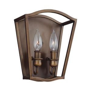 Настенная лампа Elstead Lighting, 20,3x24,8x11,1 см, цвет латуни