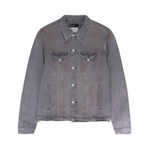 Куртка PURPLE BRAND Washed Jacquard Trucker Denim Jacket, Grey