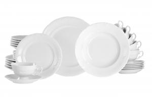 Creatable Набор посуды Белый Frederike, 30 предметов, 6 персон