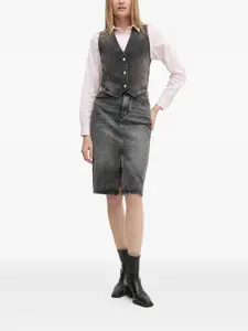 Полосатая хлопковая рубашка Gant, розовый