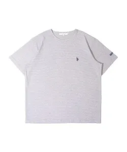 Мужская футболка с коротким рукавом в мелкую полоску, производства US Polo Assn Select Brands, цвет White