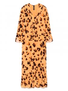 Юбка макси с принтом MARCCAIN, оранжевый