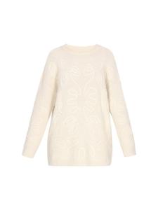 Женский свитер бежевого цвета usha FESTIVAL