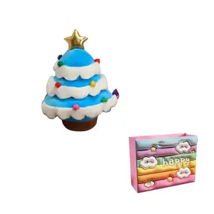 Рождественская елка, плюшевые куклы разноцветные шары и шишки, плюшевая кукла высотой 25см/35см/45см Enlightenment, синий