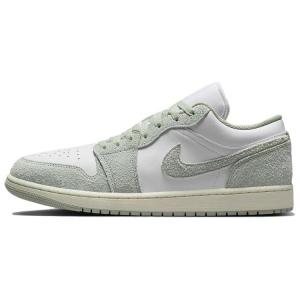 Кроссовки Air Jordan 1 Vintage Basketball Shoes Men Low-top Green/White, зеленый