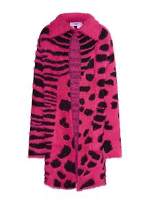 Вязаный кардиган myMo KIDS Mimo, розовый