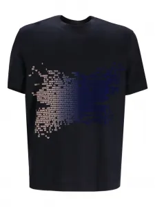 Футболка с логотипом Emporio Armani, синий