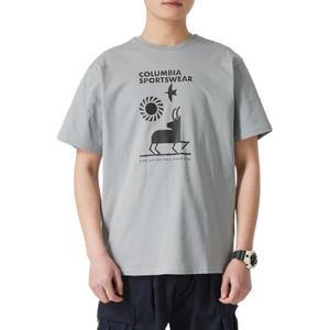 Футболка мужская серая Columbia, серый