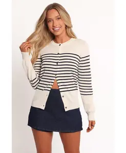 Женский кардиган Gavi в полоску на пуговицах спереди Petal and Pup, мультиколор