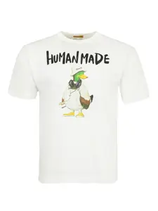Футболка с рисунком утки Human Made, белый