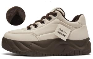 Кроссовки La Chapelle Skateboarding Shoes Women's Low-top, коричневый