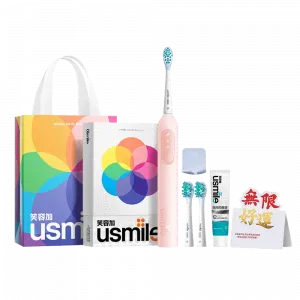 Электрическая зубная щетка P10 Smart модель с технологией вибрации бережное воздействие на зубы 3-й режим чистки Usmile